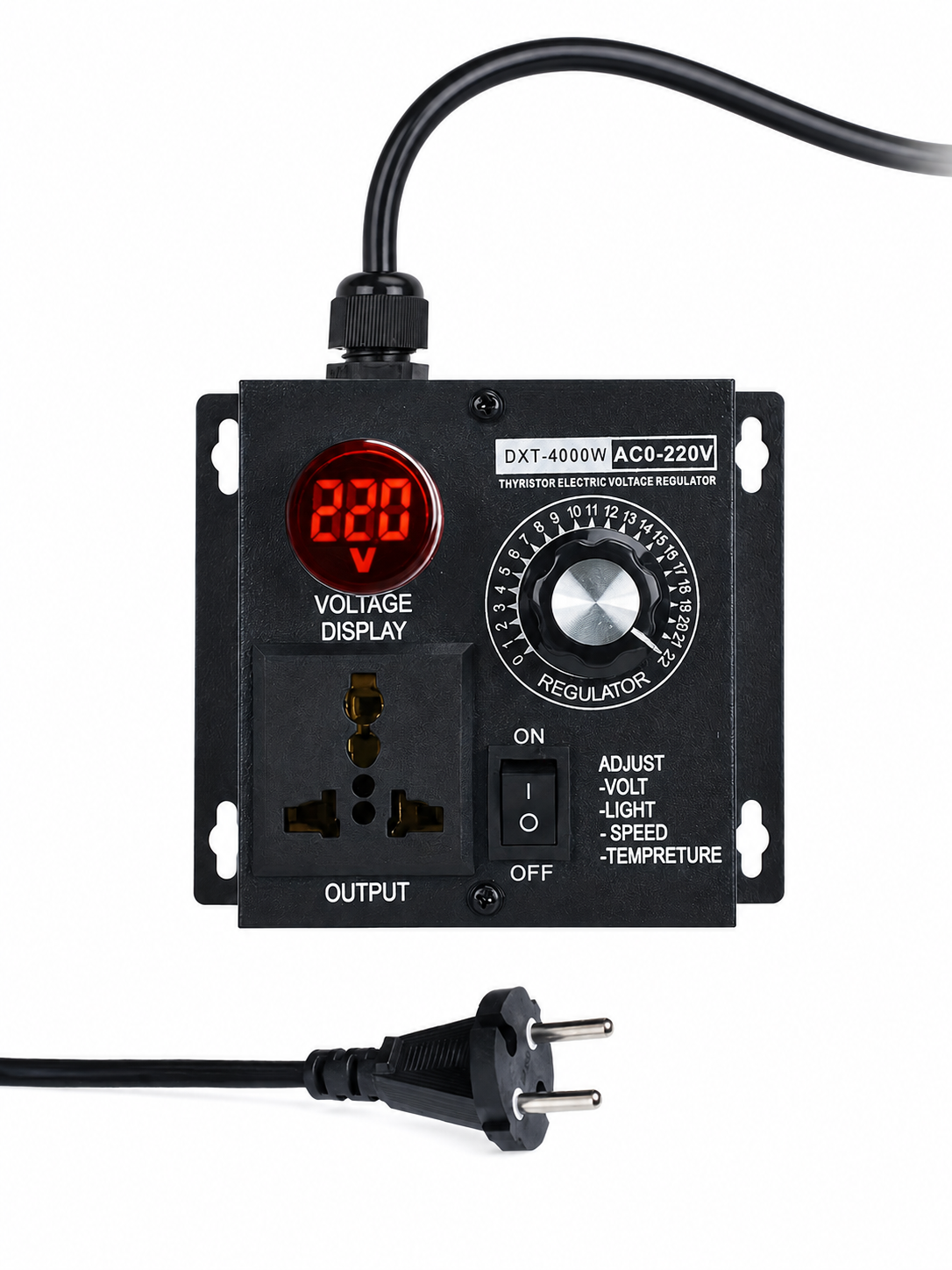 Регулятор питания FECOR RP-2 (DXT-4000W 220V)