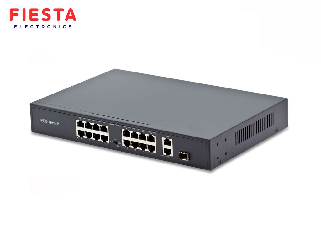 Коммутатор Fiesta 16P2G/S-200W