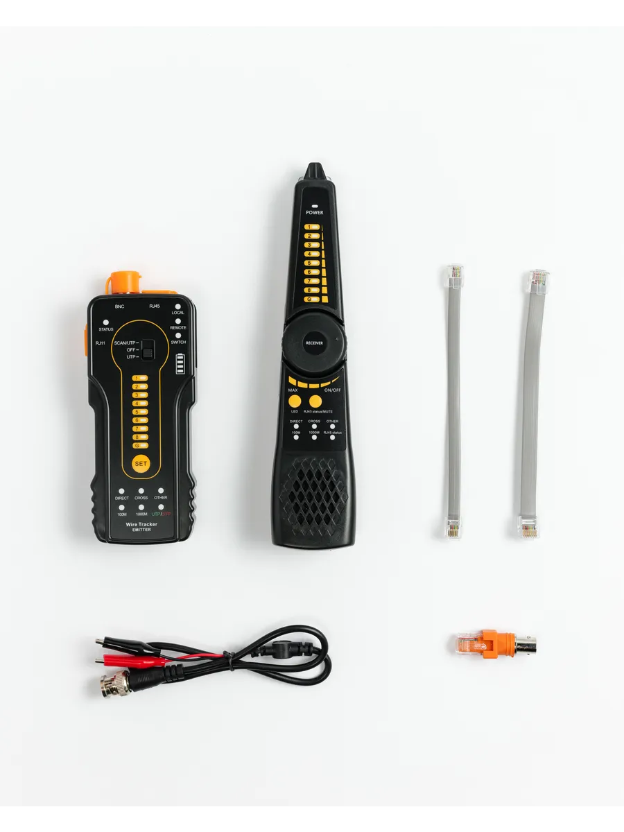 Портативный LAN-тестер FECOR CT-1 для RJ-45 и RG-58
