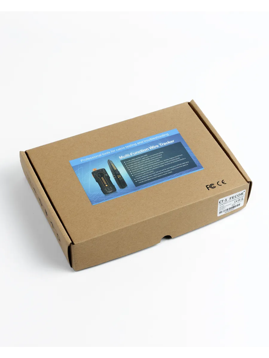 Портативный LAN-тестер FECOR CT-1 для RJ-45 и RG-58, фото 12