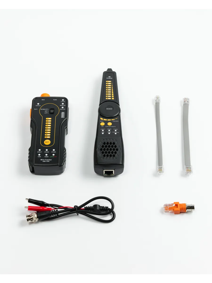 Портативный LAN-тестер FECOR CT-1 для RJ-45 и RG-58, фото 7